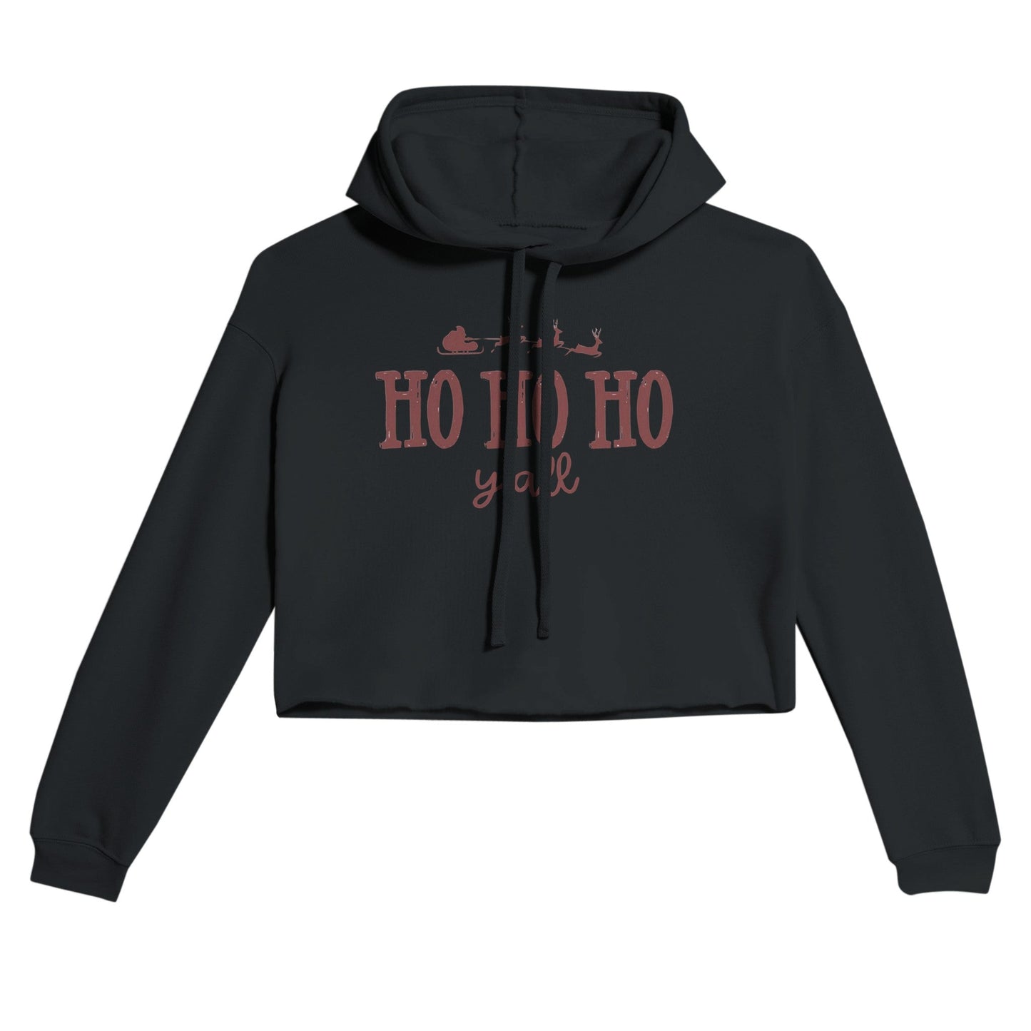 Ho Ho Hopewear Women's Cropped Hoodie | Bella + Canvas 7502