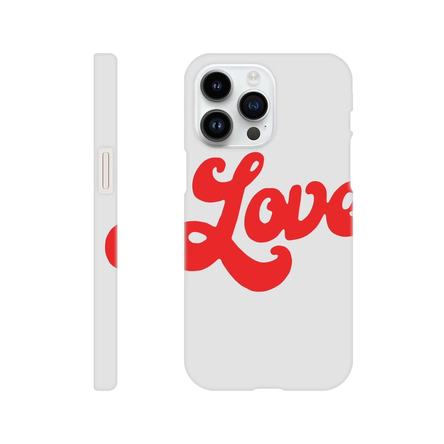 Love, In Cursive Slim Phone Case