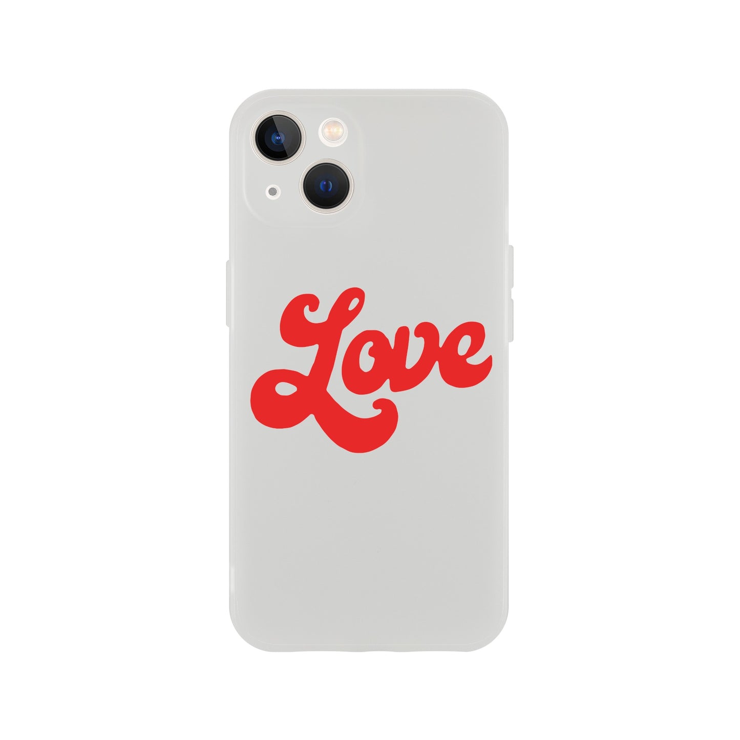 Love, In Cursive, Flexi Phone Case