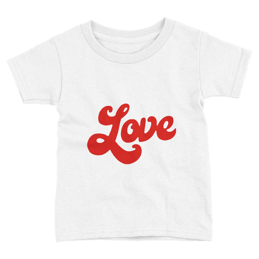 Love, In Cursive Toddler Cotton Jersey T-Shirt
