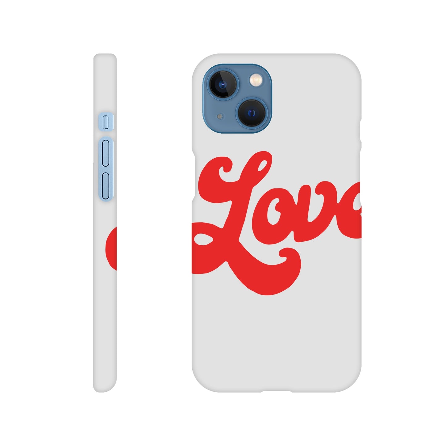 Love, In Cursive Slim Phone Case