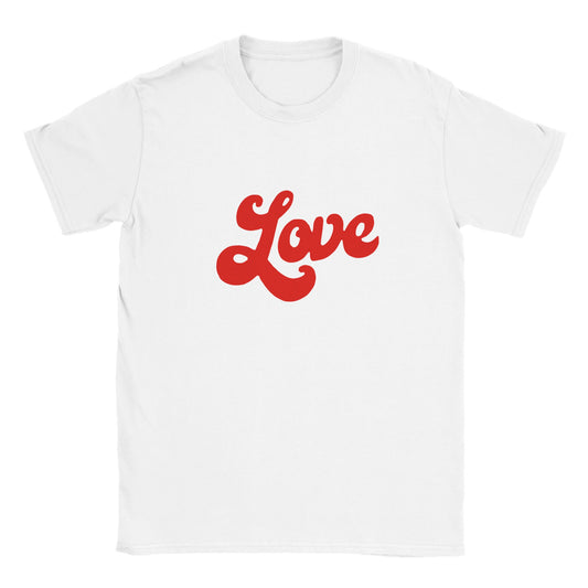 Love, In Cursive, Classic Kids Crewneck T-shirt